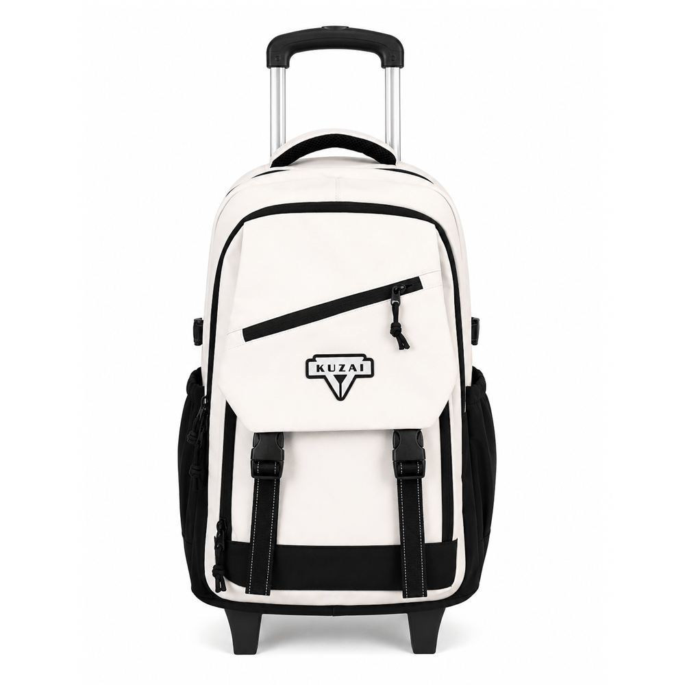 Alpha 55 Cartable Trolley 20" Détachable Blanc à Rabat