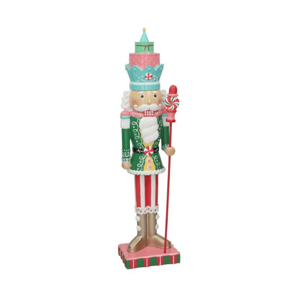 Alpha 55 Casse-noisette avec bâton – Décoration de Noël royale