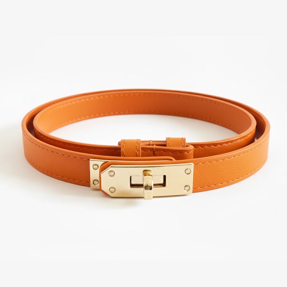 Alpha 55 Ceinture Unie Boucle – Élégance & Chic