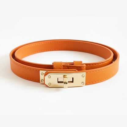 Alpha 55 Ceinture Unie Boucle – Élégance & Chic