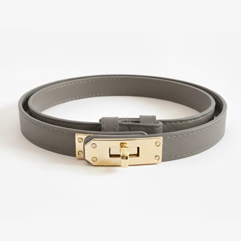 Alpha 55 Ceinture Unie Boucle – Élégance & Chic