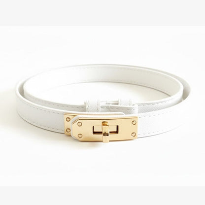 Alpha 55 Ceinture Unie Boucle – Élégance & Chic