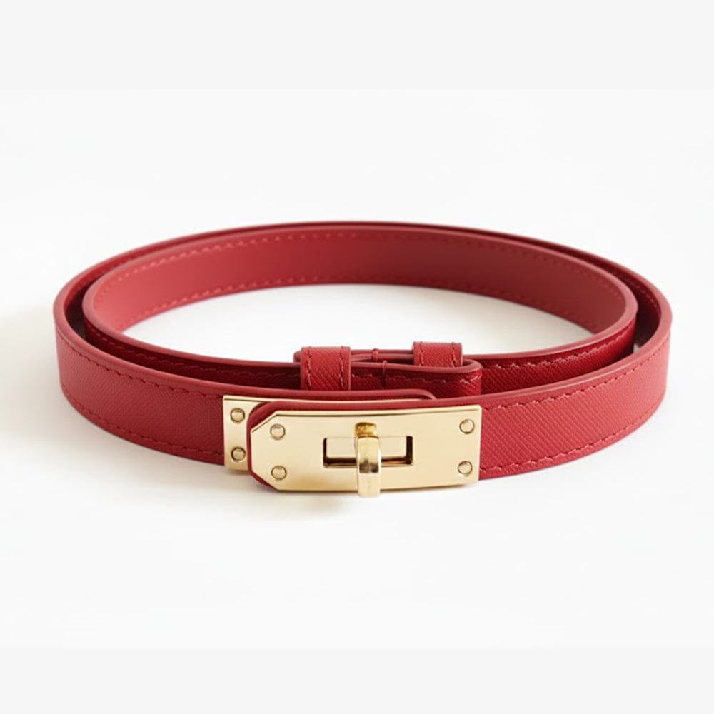 Alpha 55 Ceinture Unie Boucle – Élégance & Chic