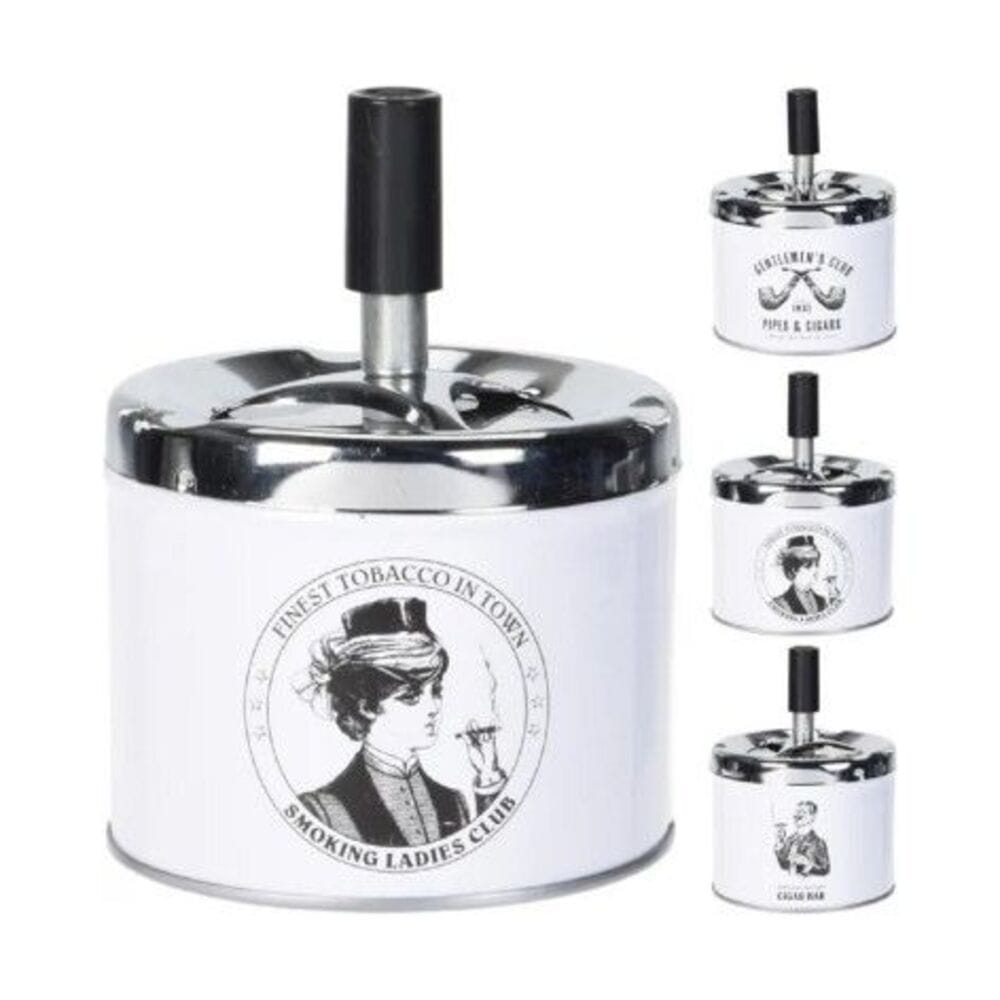 Alpha 55 Cendrier à poussoir – Pratique & sans odeur