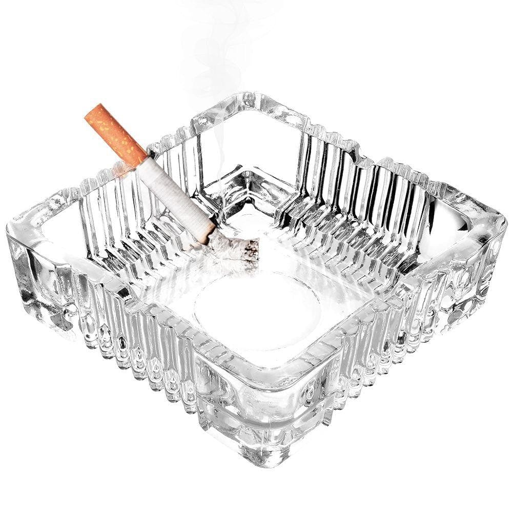 Alpha 55 Cendrier carré en verre