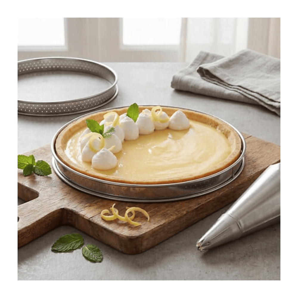 Alpha 55 Cercle à tarte Essentiels en inox pâtisserie