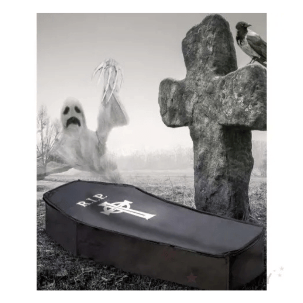 Alpha 55 Cercueil Pliable 150 cm – Décoration Halloween