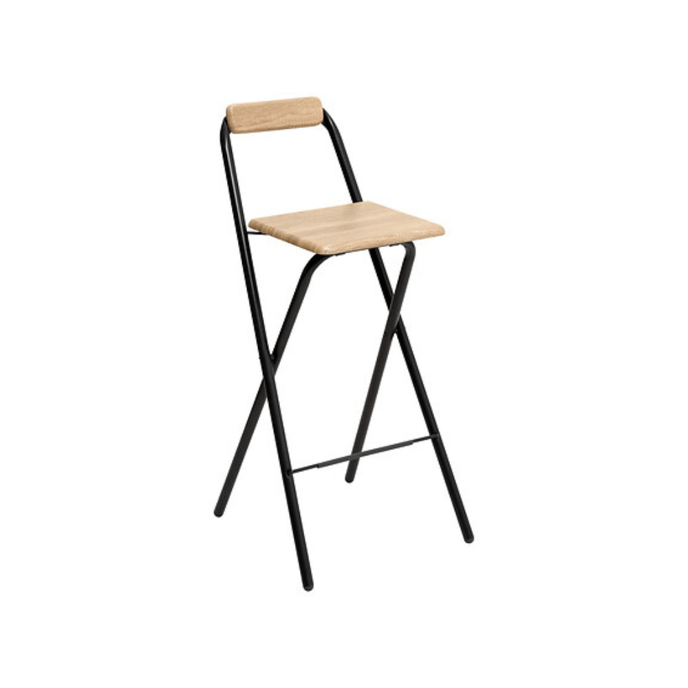 Alpha 55 Chaise de bar pliante Louna en bois pratique