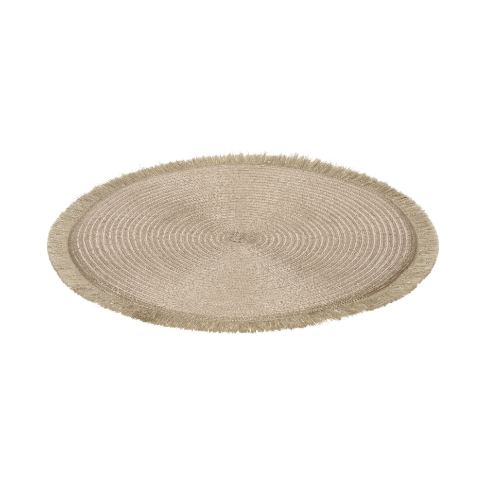 Alpha 55 Champagne Set de Table Tressé – Élégant & Moderne