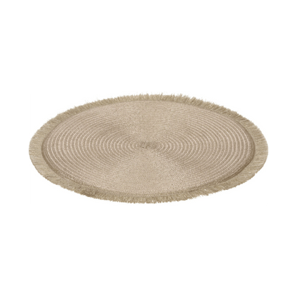 Alpha 55 Champagne Set de Table Tressé – Élégant & Moderne