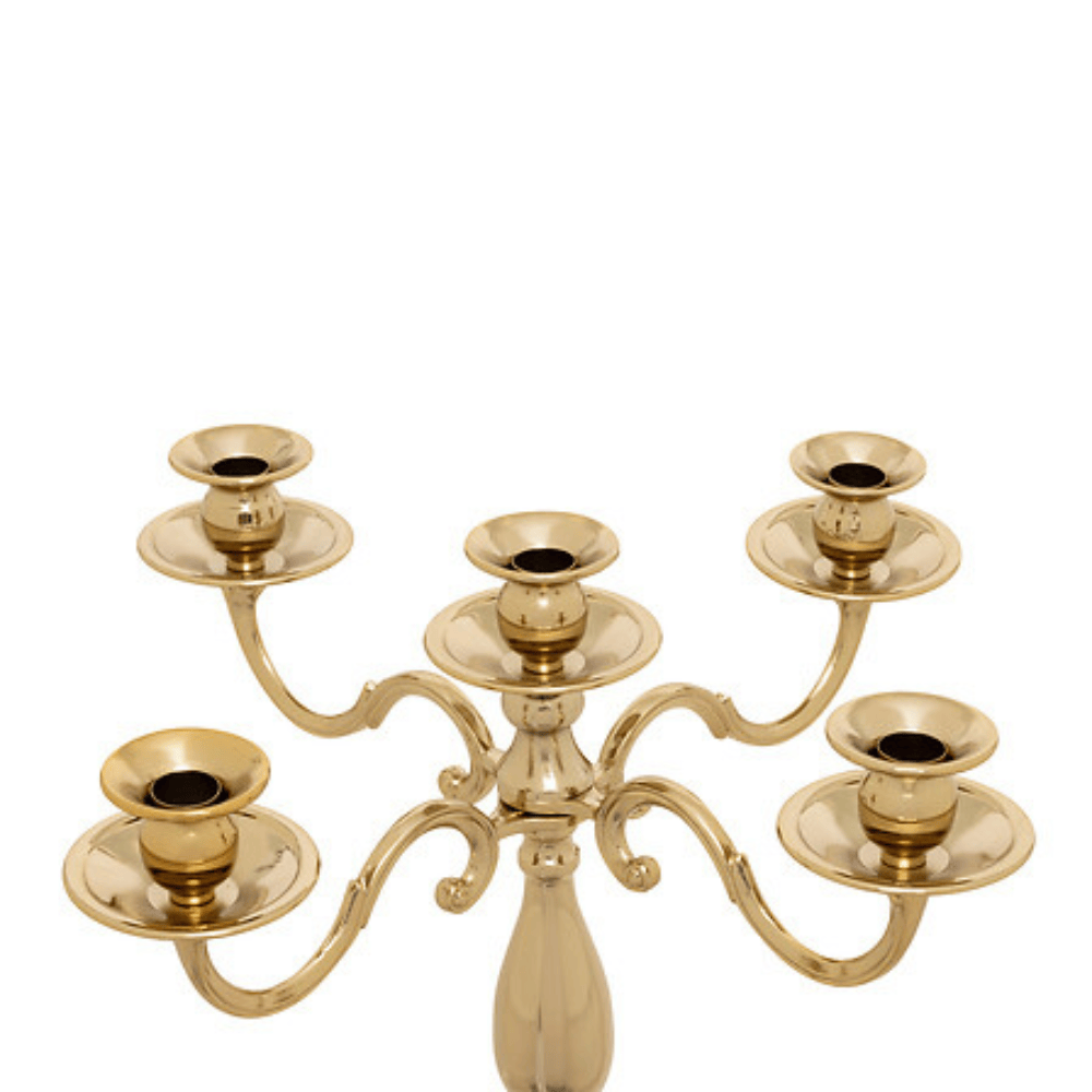 Alpha 55 Chandelier en Métal Doré 5 Têtes – Élégant & Majestueux