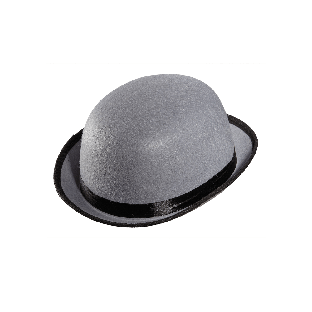 Alpha 55 Chapeau melon enfant en feutre gris