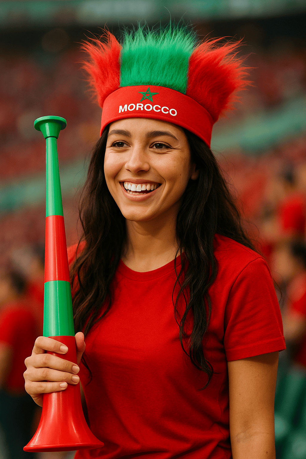 Alpha 55 Chapeau Perruque Maroc – Look Supporter Fun
