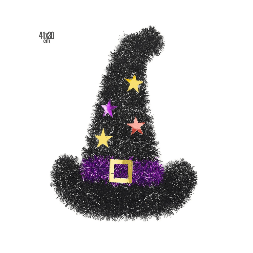 Alpha 55 Chapeau Sorcière Lurex 41 cm – Halloween