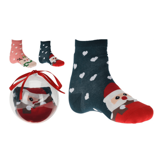 Alpha 55 Chaussettes dans une boule de Noël – Idée cadeau originale
