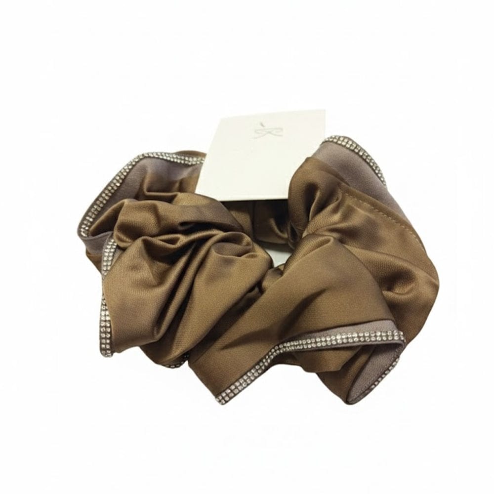Alpha 55 Chouchou satin contour strass – Chic et brillant