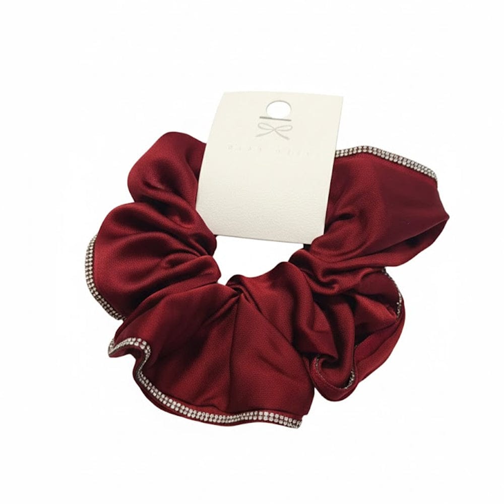 Alpha 55 Chouchou satin contour strass – Chic et brillant