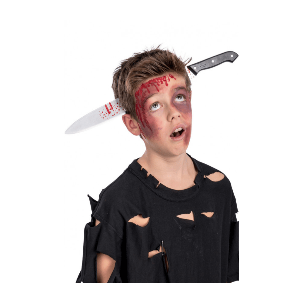 Alpha 55 cicatrice Blessure Tête Couteau Accessoire Halloween