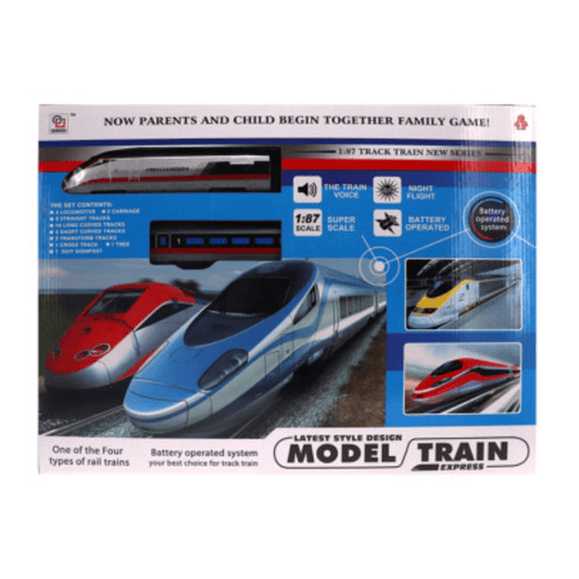 Alpha 55 Circuit Train Électrique Jeu de Course Éducatif