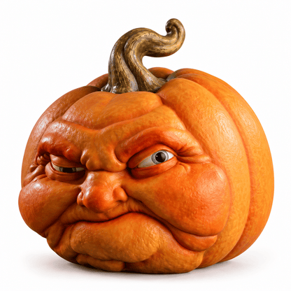 Alpha 55 Citrouille Décorative en Résine 24 cm – Halloween