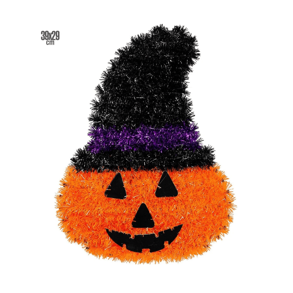 Alpha 55 Citrouille Lurex avec Chapeau 39 cm – Halloween