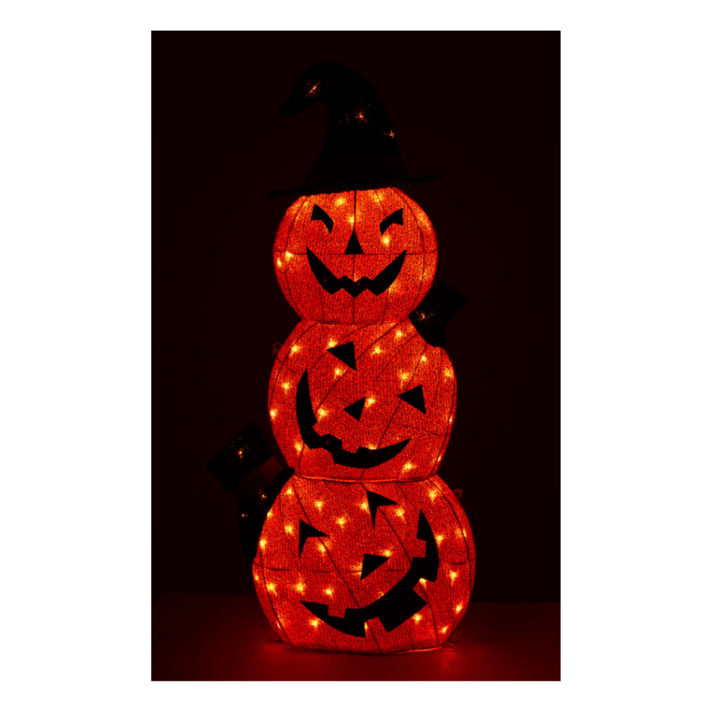 Alpha 55 Citrouille Tissu & Métal LED 102 cm – Halloween