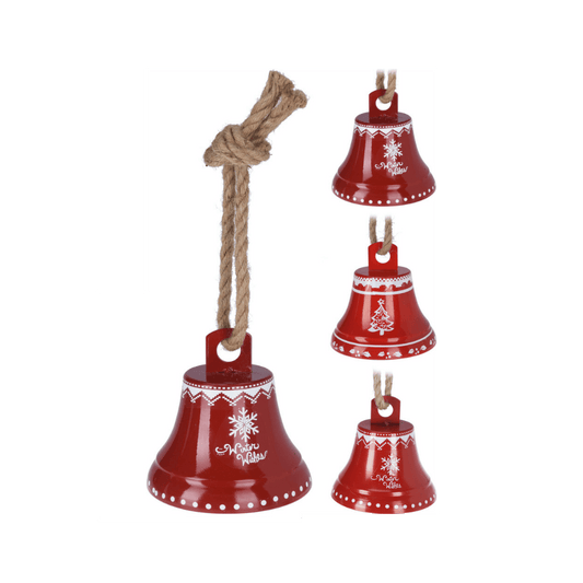 Alpha 55 Clochette en Métal avec Corde en Jute – Déco Rustique