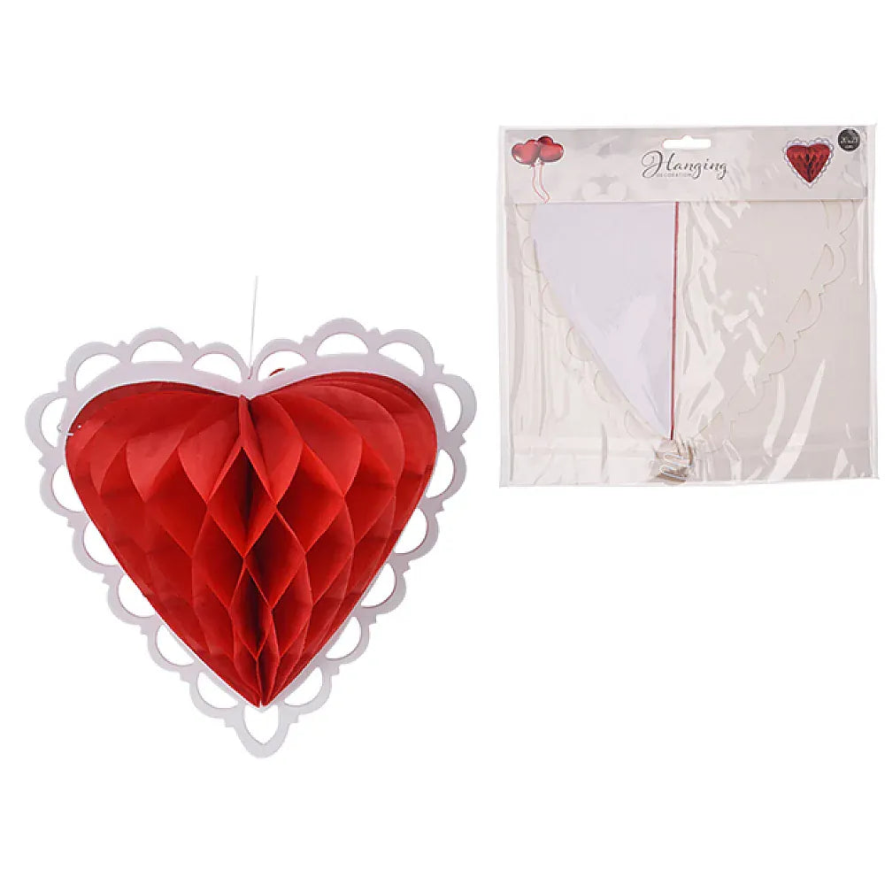 Alpha 55 Cœur en papier à suspendre