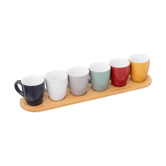 Alpha 55 Coffret 6 tasses Colorama design coloré