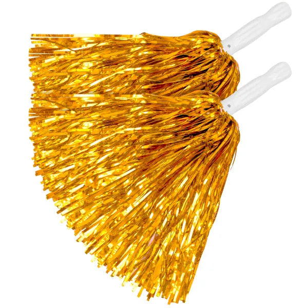 Alpha 55 coiffes Set de 2 Pompons Dorés