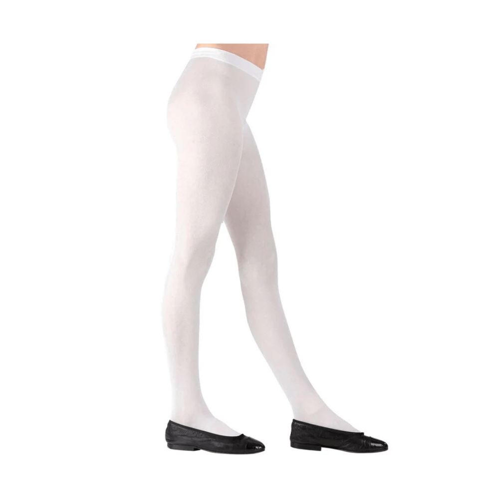 Alpha 55 Collants Unis Blancs Enfant 1 à 3 Ans