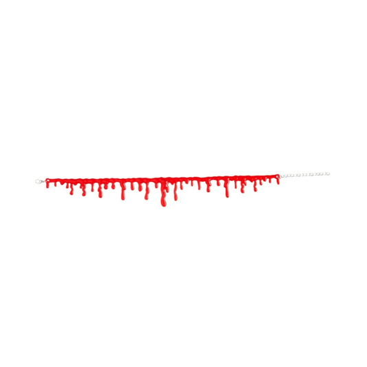 Alpha 55 Collier Ras-de-Cou Effet Sang Rouge – Halloween