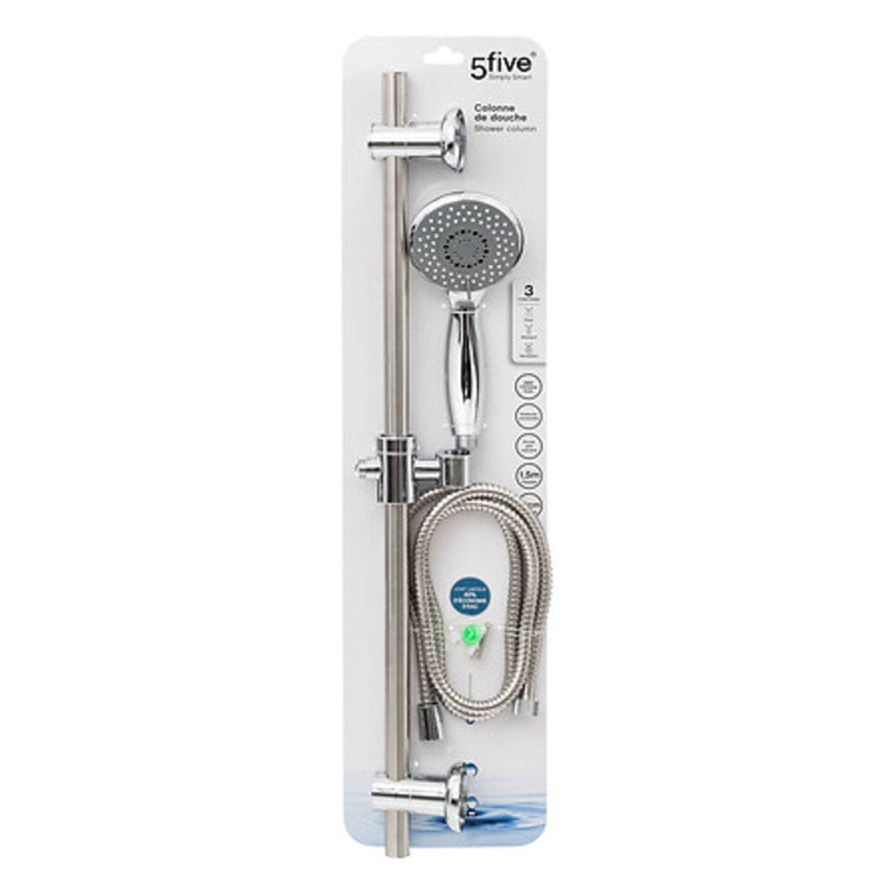 Alpha 55 Colonne de douche 3 pièces en inox