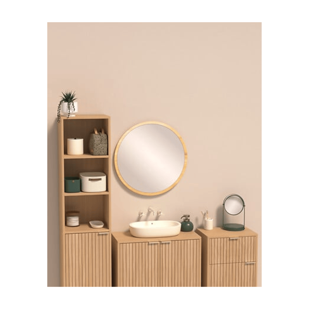 Alpha 55 Colonne Tasso 1 porte effet bois naturel