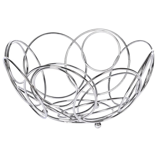 Alpha 55 Corbeille à Fruits Chromée – Moderne & Aérée