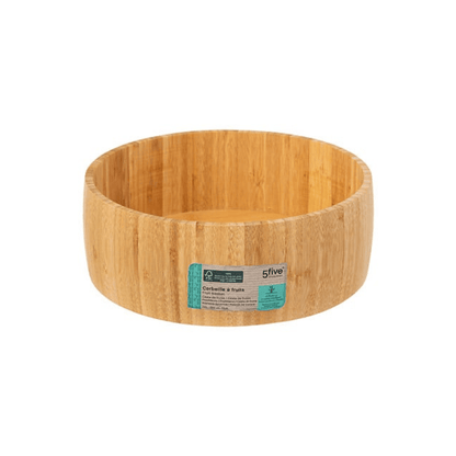 Alpha 55 Corbeille à fruits en bambou naturel élégante