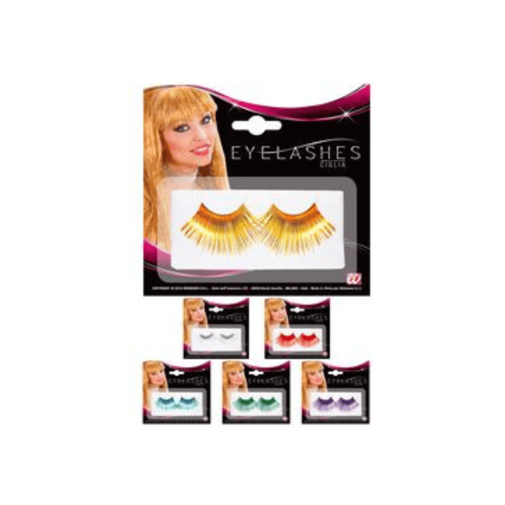 Alpha 55 cosmétique make-up Faux Cils Métallisés 6 Assortis Maquillage Festif