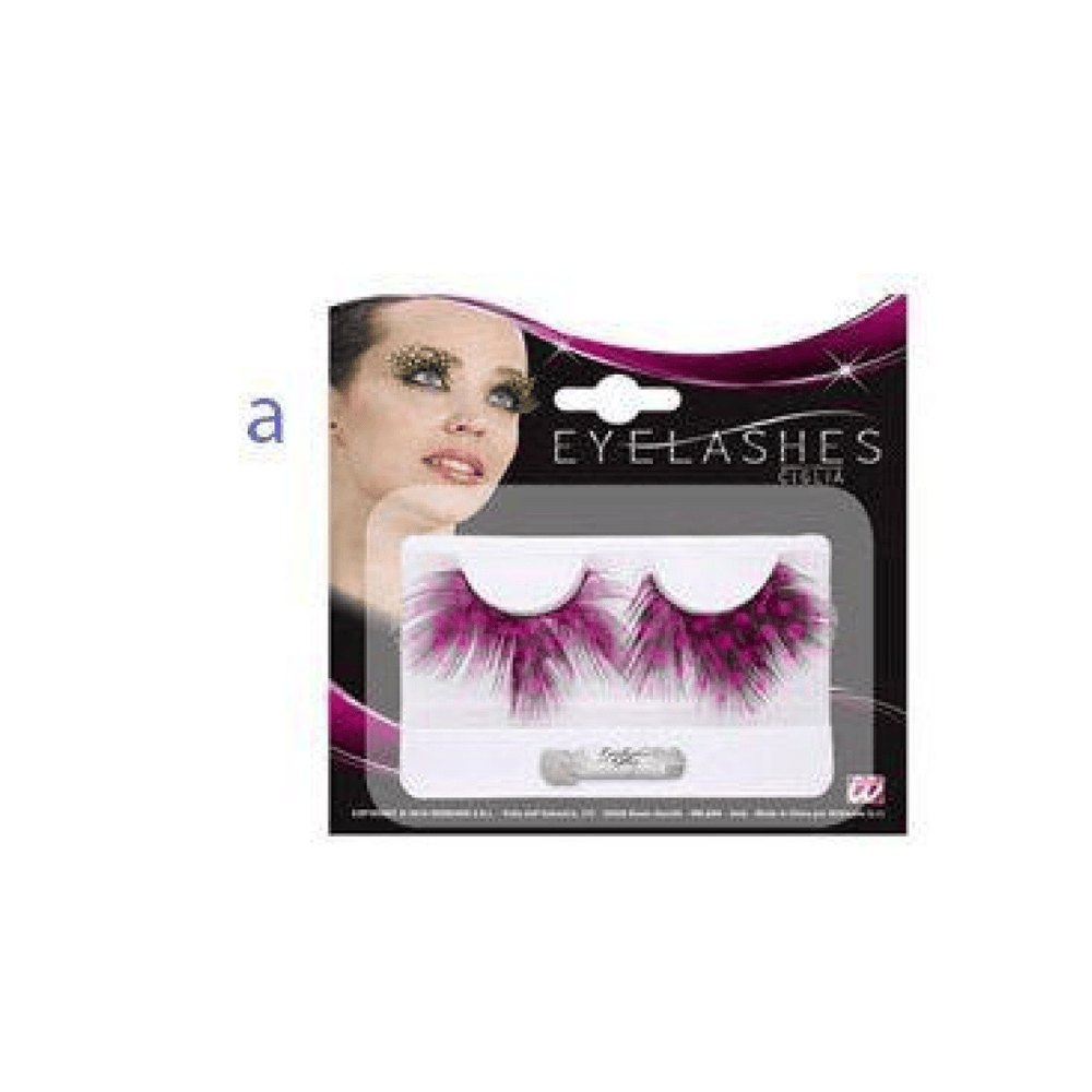 Alpha 55 cosmétique make-up Faux Cils Plumes et Pois 6 Assortis
