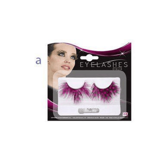 Alpha 55 cosmétique make-up Faux Cils Plumes et Pois 6 Assortis