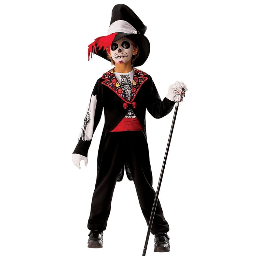 Alpha 55 Costume Catrín Jour des Morts Garçon – Déguisement Enfant