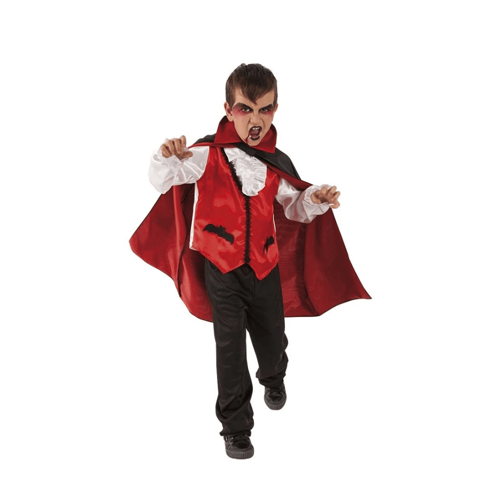Alpha 55 Costume Comte Dracula Garçon 8-10 Ans – Déguisement