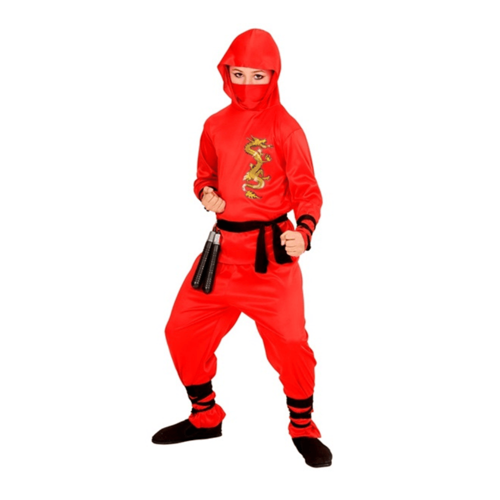 Alpha 55 Costume Ninja Dragon Rouge Garçon – Déguisement Enfant