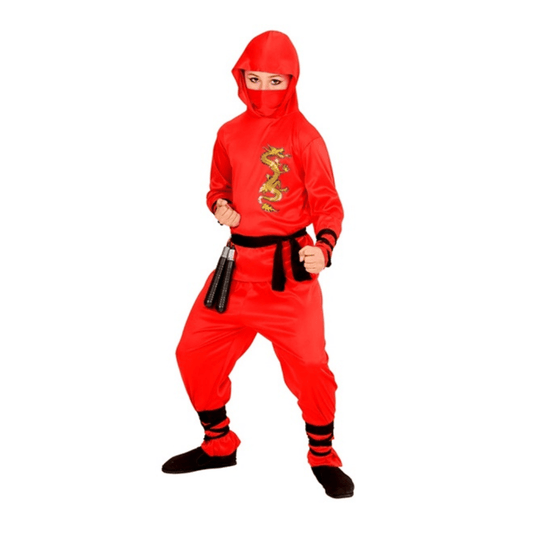 Alpha 55 Costume Ninja Dragon Rouge Garçon – Déguisement Enfant