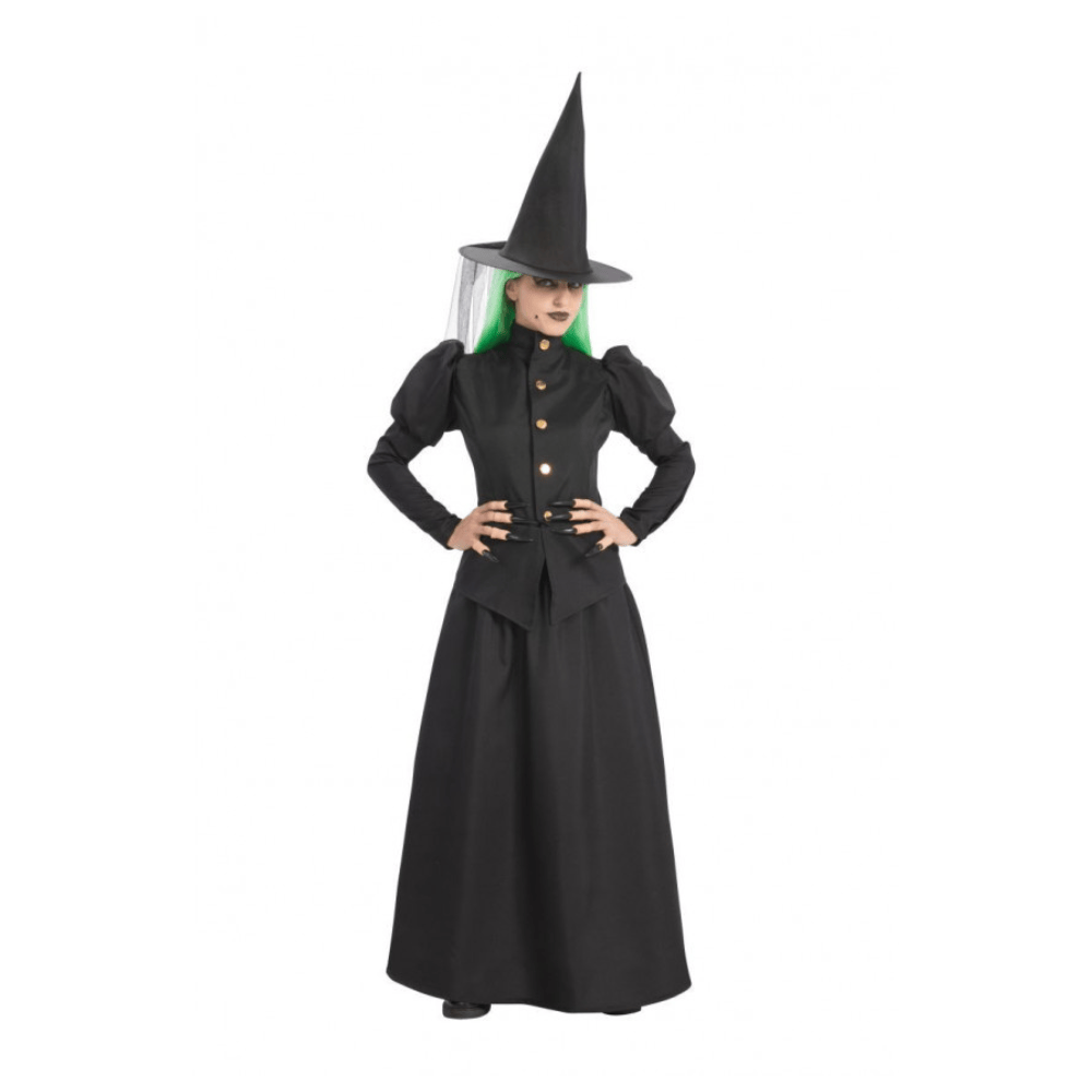 Alpha 55 costume Noir Costume Sorcière Wicked Femme M-L – Déguisement Adulte