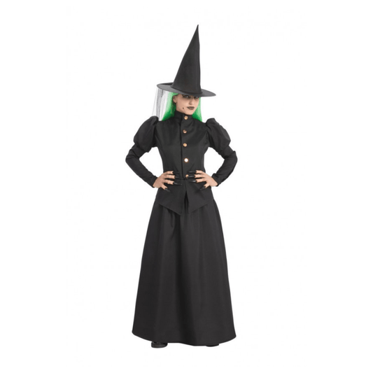 Alpha 55 costume Noir Costume Sorcière Wicked Femme M-L – Déguisement Adulte