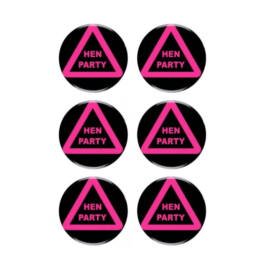Alpha 55 costume Set 6 Broches Bride to Be Hen Party