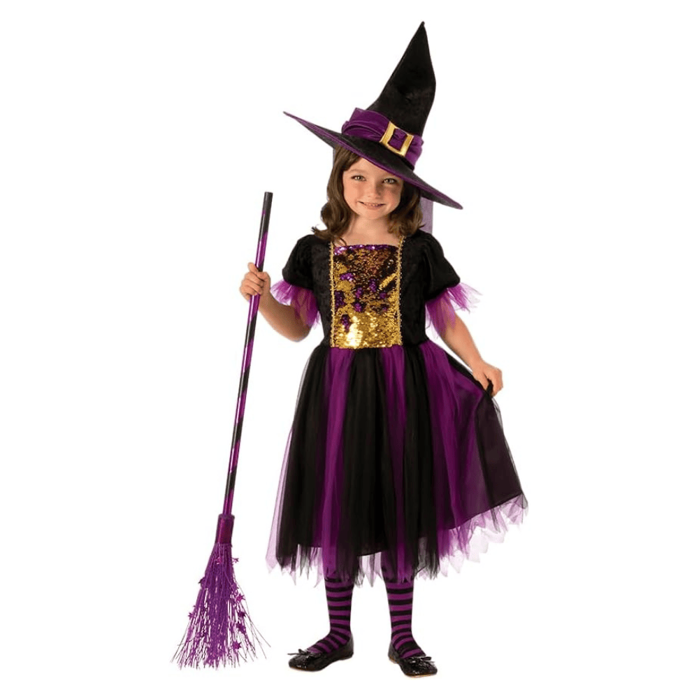 Alpha 55 Costume Sorcière Magica Fille – Déguisement Enfant