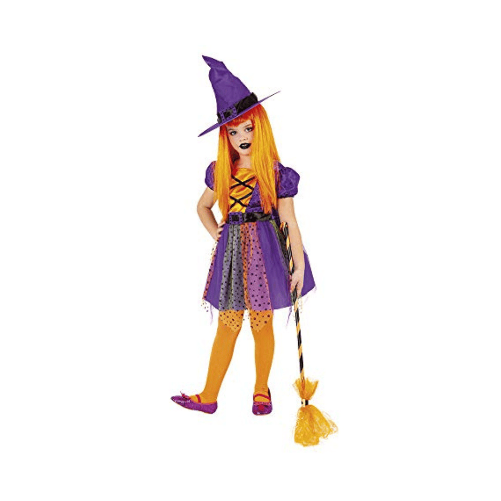 Alpha 55 Costume Sorcière Star Fille – Déguisement Enfant Halloween