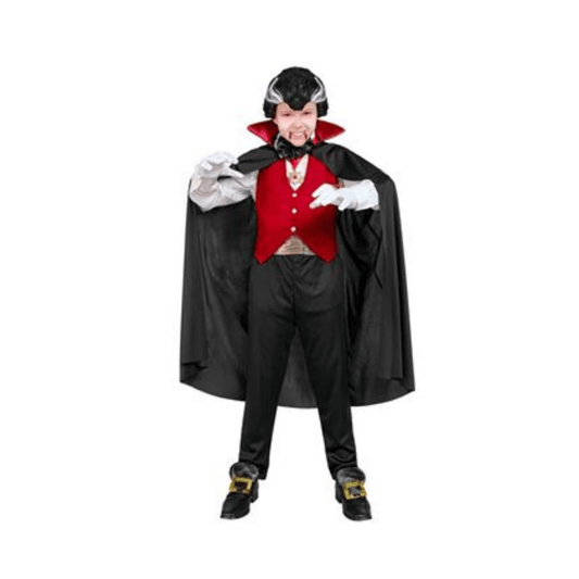 Alpha 55 Costume Vampire Enfant Gilet Rouge 4 à 5 Ans