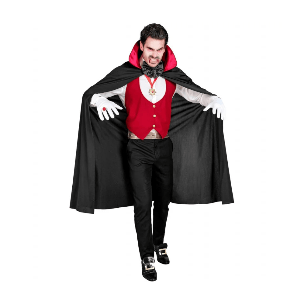 Alpha 55 Costume Vampire Homme avec Gilet Rouge – Halloween